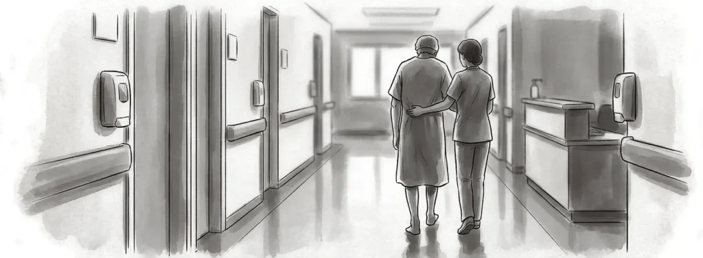 病院内歩行訓練