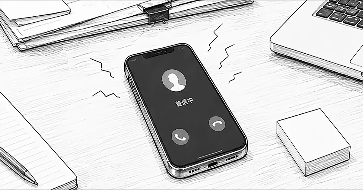 携帯電話が鳴っている