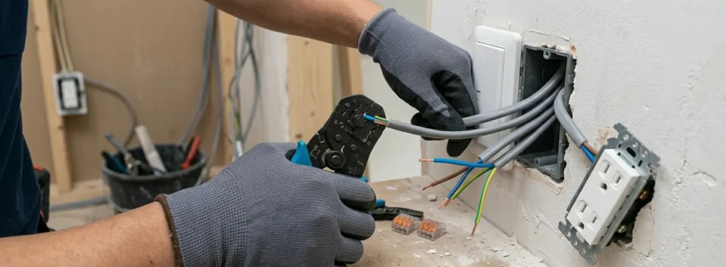 電気工事作業